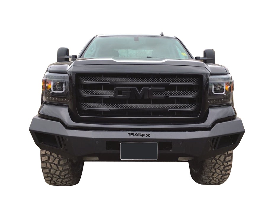 TrailFX FLDB004TI 1 Pc Direct Fit W/O Grille Guard W/O WIn Mnt W/O D-Ring Black Titn Pwd Ctd Steel - Truck Part Superstore