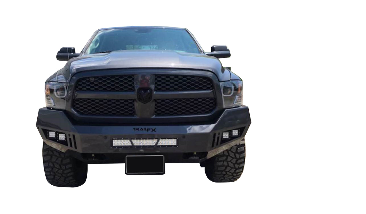TrailFX FLDB006TI 1 Pc Direct Fit W/O Grille Guard W/O WIn Mnt W/O D-Ring Black Titn Pwd Ctd Steel - Truck Part Superstore