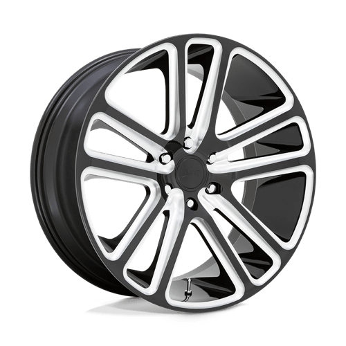DUB 1PC S2552400B4+25 S255 24X10 5X5.5 GL-BLK-MIL 25MM - Truck Part Superstore