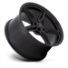 Foose 1PC F175200066+35 F175 20X10 5X4.5 M-BLK 35MM - Truck Part Superstore