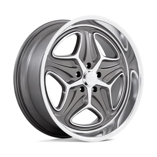 Foose 1PC F17222906155 F172 22X9 5X4.75 ANTH-MACH 15MM - Truck Part Superstore