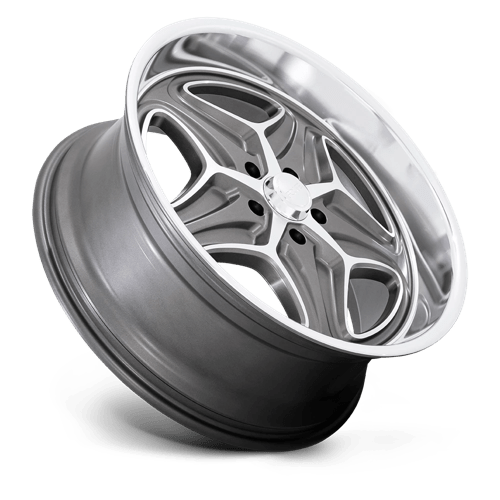 Foose 1PC F17222056160 F172 22X10.5 5X4.75 ANTH-MACH 6MM - Truck Part Superstore