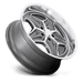 Foose 1PC F17222057360 F172 22X10.5 5X5.0 ANTH-MACH 6MM - Truck Part Superstore