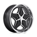 Foose 1PC F17122057360 F171 22X10.5 5X5.0 G-BLK MACH 6MM - Truck Part Superstore