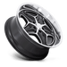 Foose 1PC F17122057360 F171 22X10.5 5X5.0 G-BLK MACH 6MM - Truck Part Superstore