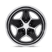 Foose 1PC F17122056160 F171 22X10.5 5X4.75 G-BLK MACH 6MM - Truck Part Superstore