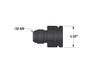 Fleece Performance FPE-34224-B Adapter Fitting -10AN Male to 1.325 Inch Bore Fleece Performance - Truck Part Superstore