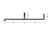 Fleece Performance FPE-34258-A Universal Pre-Formed 5/8 Inch Coolant Hose with 90 Degree Ends and T-fitting (1 Inch ID on the T) Fleece Performance - Truck Part Superstore