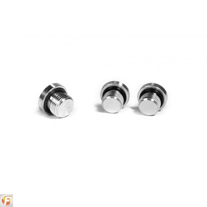 Fleece Performance FPE-6.7CR-COOL-PLUG 6.7 Cummins Stock VGT Turbo Coolant Delete Plugs Fleece Performance - Truck Part Superstore