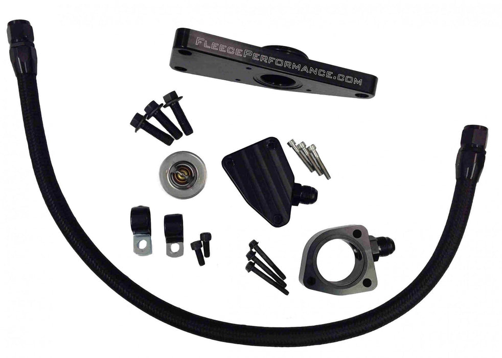 Fleece Performance FPE-CLNTBYPS-CUMMINS-6.7 Cummins Coolant Bypass Kit 2007.5-2016 6.7L Fleece Performance - Truck Part Superstore