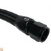 Fleece Performance FPE-CLNTBYPS-HS-CRVP-BLK 34.5 Inch Common Rail/VP44 Cummins Coolant Bypass Hose Black Nylon Braided Fleece Performance - Truck Part Superstore