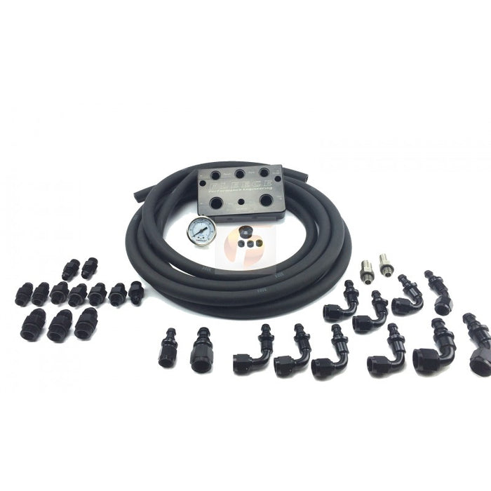 Fleece Performance FPE-CRR-20-0806 2007.5-2018 Cummins Regulated Return Fuel Distribution Block Fleece Performance - Truck Part Superstore