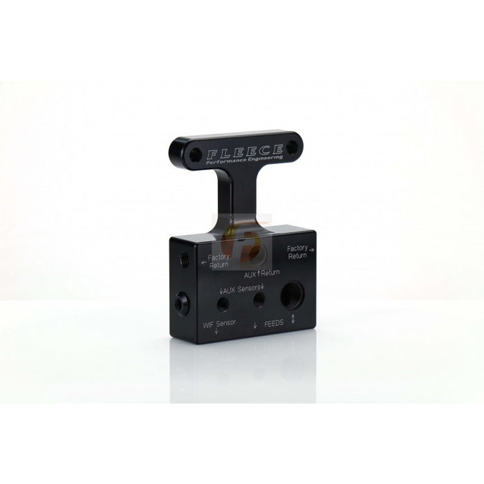 Fleece Performance FPE-FFD-RF-3G-67 2007.5-2009 3rd Gen 6.7L Dodge/Cummins Fuel Distribution Block Fleece Performance - Truck Part Superstore
