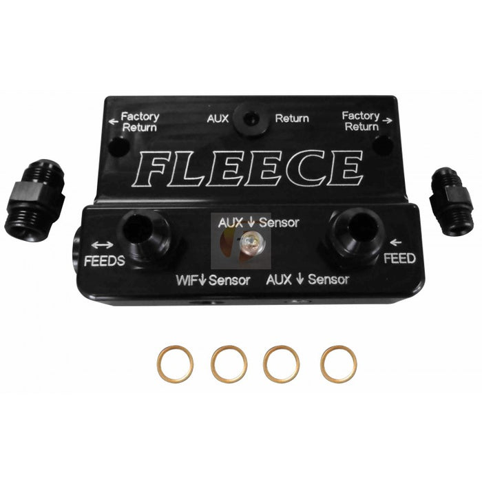 Fleece Performance FPE-FFD-RF-4G 2010-2018 4th Gen Dodge/Cummins Fuel Distribution Block Fleece Performance - Truck Part Superstore