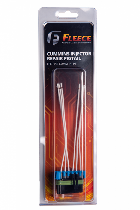 Fleece Performance FPE-HAR-CUMM-INJ-PT Injector Connector with Pigtail for 2006-Present RAM Cummins 5.9/6.7L Fleece Performance - Truck Part Superstore