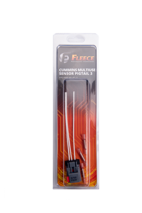 Fleece Performance FPE-HAR-MU-PT-3 Cummins Multiuse Sensor Pigtail 3 2007.5-2020 Dodge 2500/3500 Fleece Performance - Truck Part Superstore