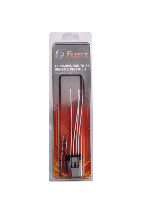 Fleece Performance FPE-HAR-MU-PT-4 Cummins Multiuse Sensor Pigtail 4 1995-2020 Dodge 2500/3500 Fleece Performance - Truck Part Superstore