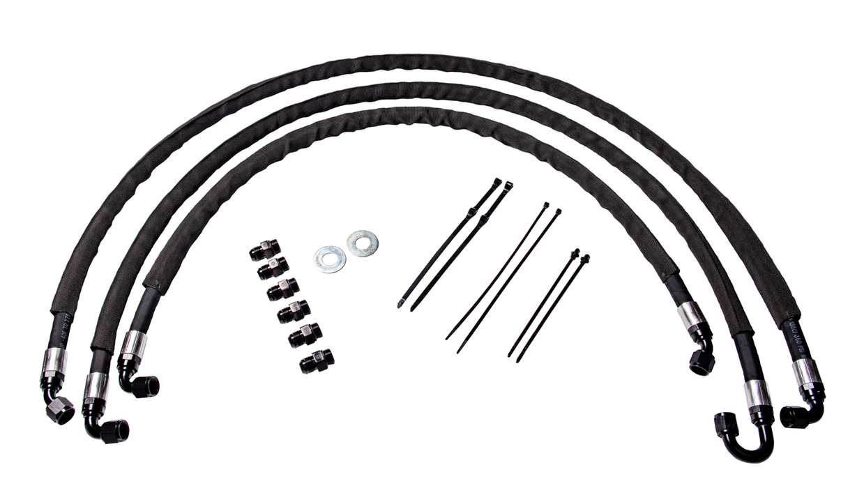 Fleece Performance FPE-TL-LML-1114 2011-2014 GM Duramax Heavy Duty Replacement Transmission Cooler Lines 2011-2014 GM 2500/3500 Fleece Performance - Truck Part Superstore