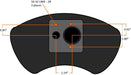 Fleece Performance FPE-UNV-INTAKE-SENS-5 Molded Plastic Universal 5 Inch Intake Manifold Elbow with Sensor Mounting Provisions Fleece Performance - Truck Part Superstore