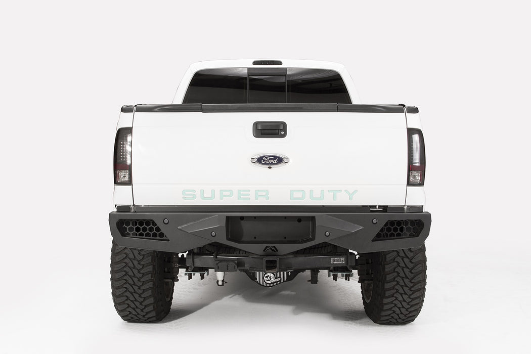 Fab Fours FS08-E1351-1 Vengeance Front Bumper; 2 Stage Black Powder Coated; No Guard; Sensor Rear; - Truck Part Superstore