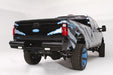 Fab Fours FS08-T1350-1 Black Steel Ranch Rear Bumper; 2 Stage Black Powder Coated; - Truck Part Superstore
