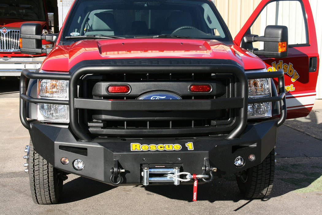 Fab Fours FS11-A2650-B Premium Heavy Duty Winch Front Bumper - Truck Part Superstore