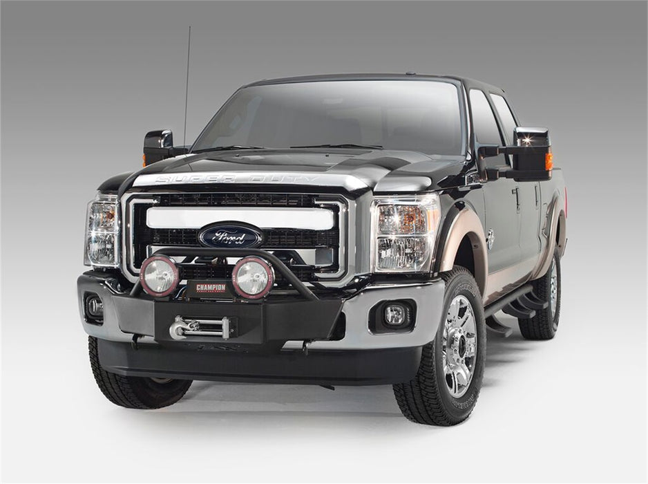 Fab Fours FS11-N2550-1 Winch Mount; 2 Stage Black Powder Coated; - Truck Part Superstore
