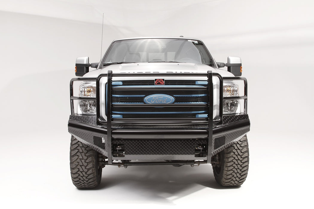 Fab Fours FS11-S2560-1 Black Steel Front Ranch Bumper - Truck Part Superstore