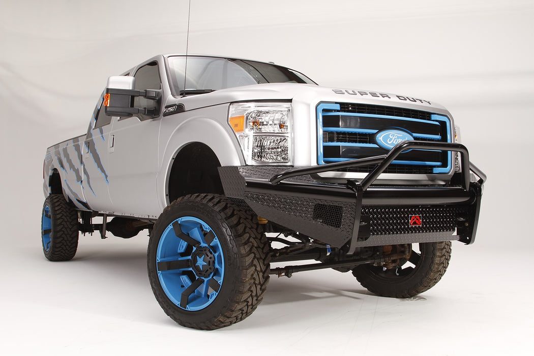 Fab Fours FS11-S2562-1 Black Steel Front Ranch Bumper - Truck Part Superstore