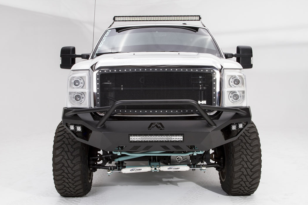 Fab Fours FS11-V2652-1 Vengeance Front Bumper; 2 Stage Black Powder Coated; Pre-Runner Guard; - Truck Part Superstore