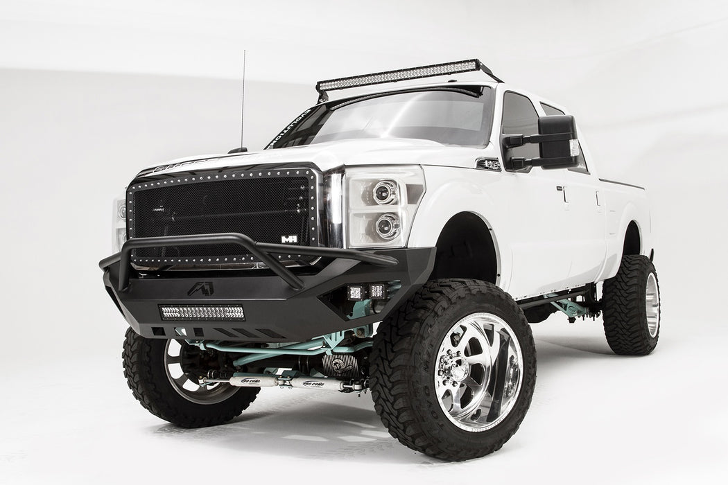 Fab Fours FS11-V2652-1 Vengeance Front Bumper; 2 Stage Black Powder Coated; Pre-Runner Guard; - Truck Part Superstore