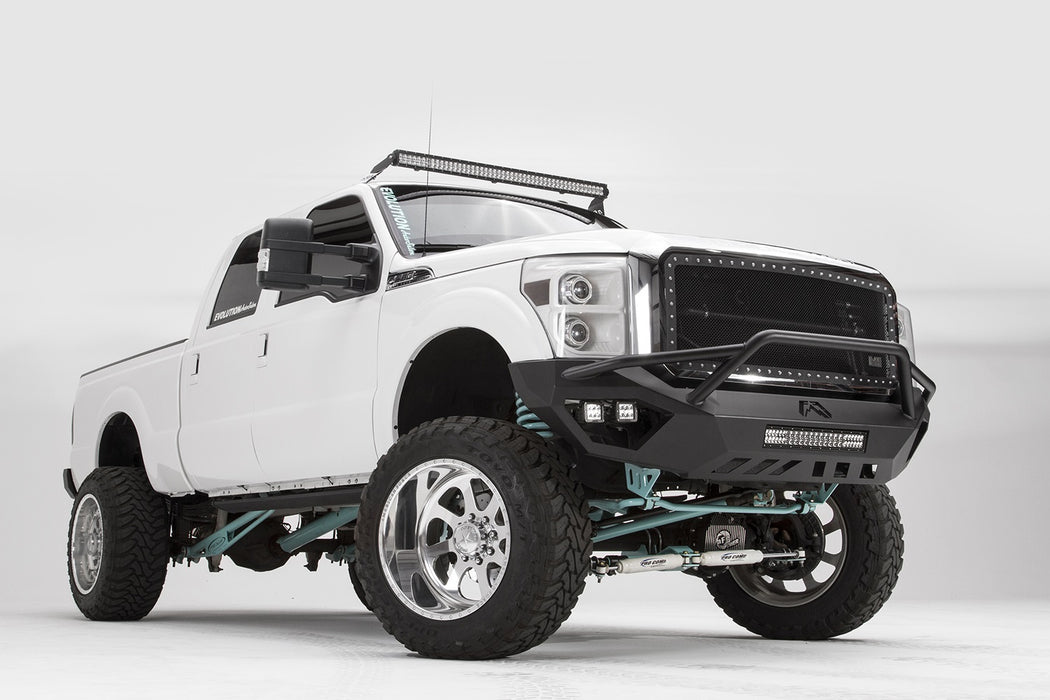 Fab Fours FS11-V2652-1 Vengeance Front Bumper; 2 Stage Black Powder Coated; Pre-Runner Guard; - Truck Part Superstore