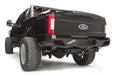 Fab Fours FS17-E4151-1 Vengeance Rear Bumper; 2 Stage Black Powder Coated; w/Sensors; - Truck Part Superstore