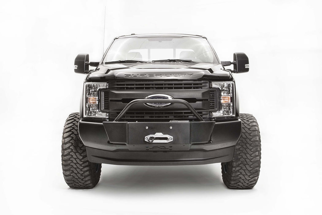 Fab Fours FS17-N4160-1 Large Frame Winch Mount; Large Frame 2 Stage Black Powder Coated; - Truck Part Superstore