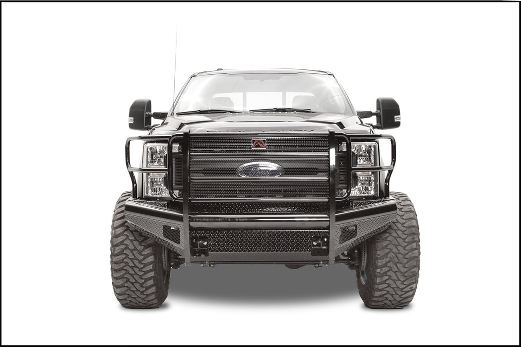 Fab Fours FS17-S4160-1 Black Steel Front Ranch Bumper - Truck Part Superstore