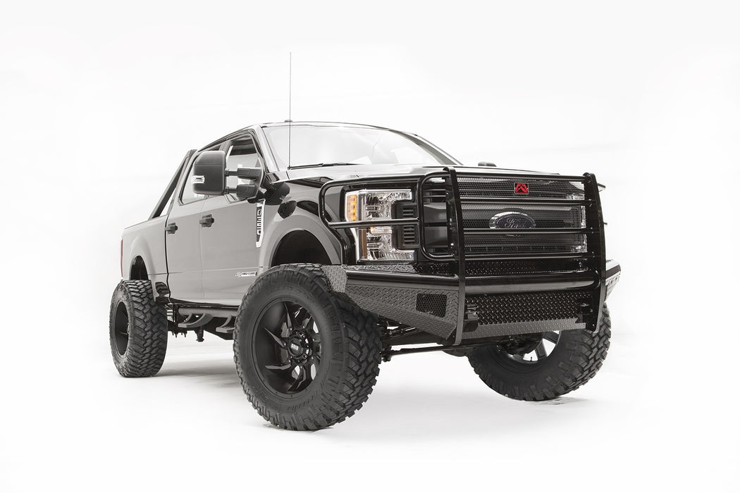 Fab Fours FS17-S4160-1 Black Steel Front Ranch Bumper - Truck Part Superstore