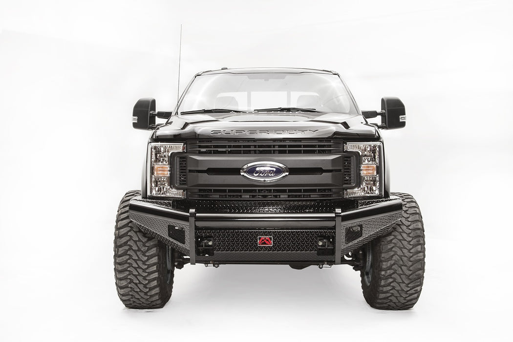 Fab Fours FS17-S4161-1 Black Steel Front Ranch Bumper - Truck Part Superstore