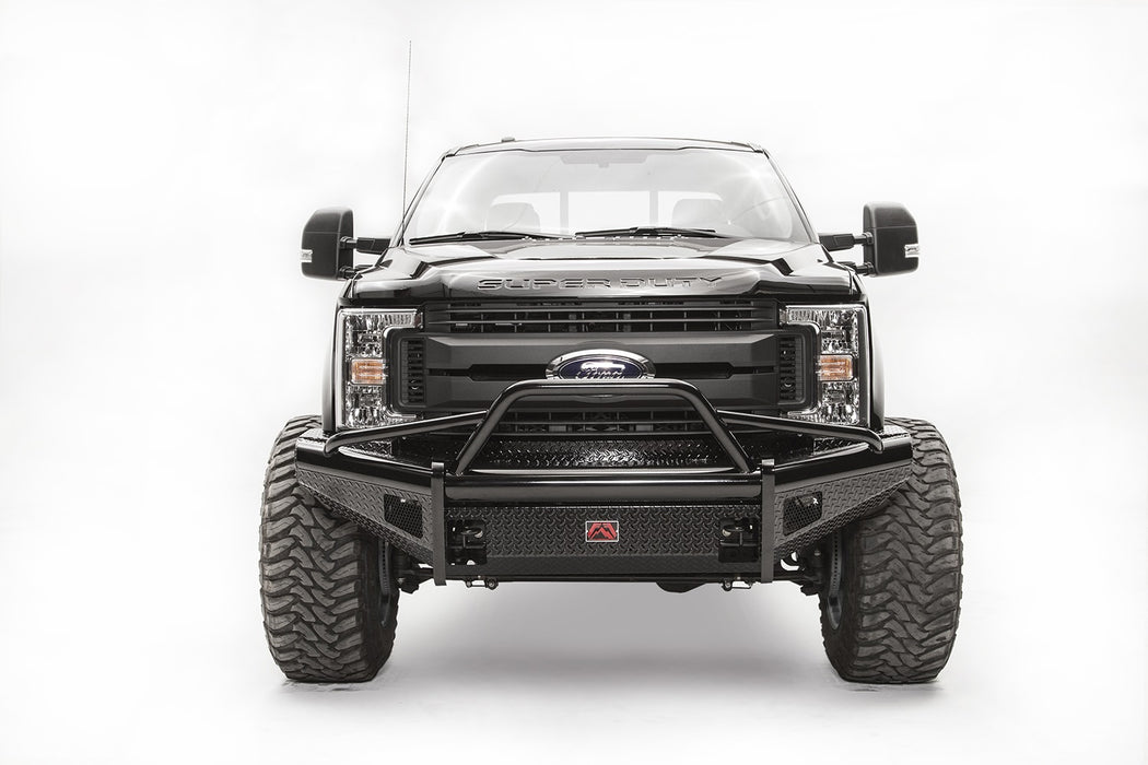 Fab Fours FS17-S4162-1 Black Steel Front Ranch Bumper - Truck Part Superstore