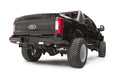 Fab Fours FS17-T4150-1 Black Steel Ranch Rear Bumper; 2 Stage Black Powder Coated; - Truck Part Superstore