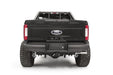 Fab Fours FS17-U4150-1 Elite Rear Ranch Bumper; 2 Stage Black Powder Coated; - Truck Part Superstore