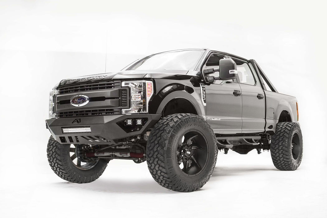 Fab Fours FS17-V4151-B Vengeance Front Bumper; Uncoated/Paintable; w/No Guard; [AWSL]; - Truck Part Superstore