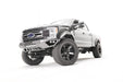 Fab Fours FS17-V4161-1 Open Fender Front Bumper; 2 Stage Black Powder Coated; w/No Guard; - Truck Part Superstore