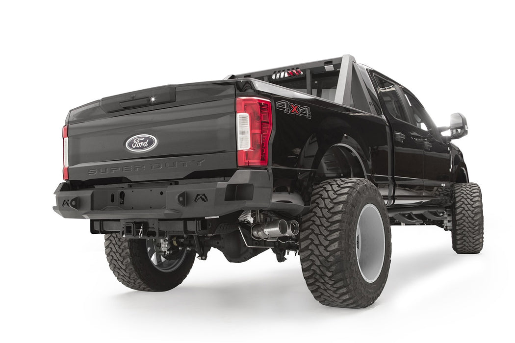 Fab Fours FS17-W4150-B Premium Rear Bumper; Uncoated/Paintable; [AWSL]; - Truck Part Superstore