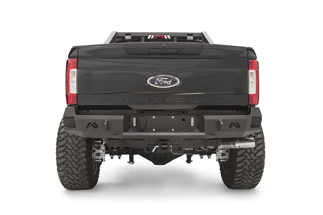 Fab Fours FS17-W4150-1 Premium Rear Bumper; 2 Stage Black Powder Coated; - Truck Part Superstore