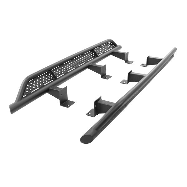 Go Rhino FS4429T Frame mounted slider provides rocker panel protection - Truck Part Superstore