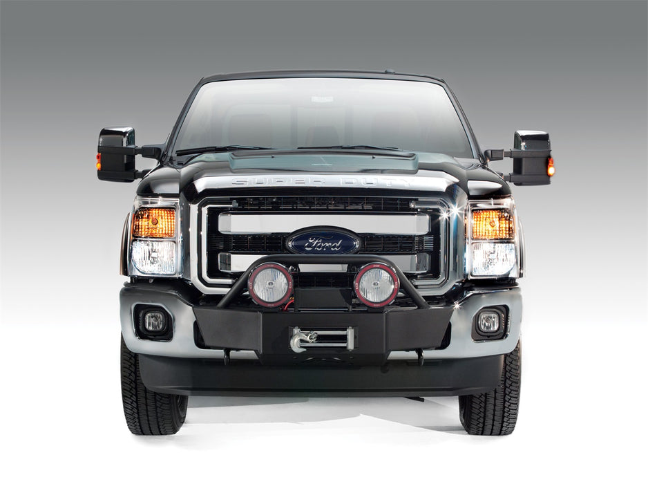 Fab Fours FS99-N1650-1 Winch Mount; 2 Stage Black Powder Coated; - Truck Part Superstore