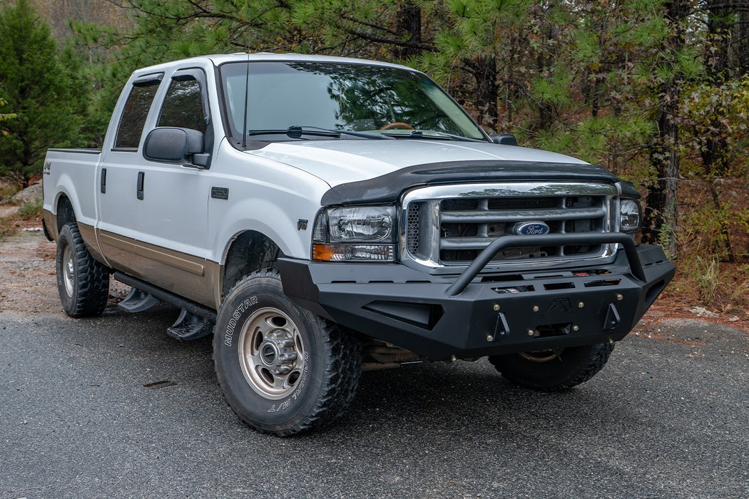 Fab Fours FS99-RS1662-1 Red Steel Front Bumper; w/Pre-Runner Guard; - Truck Part Superstore