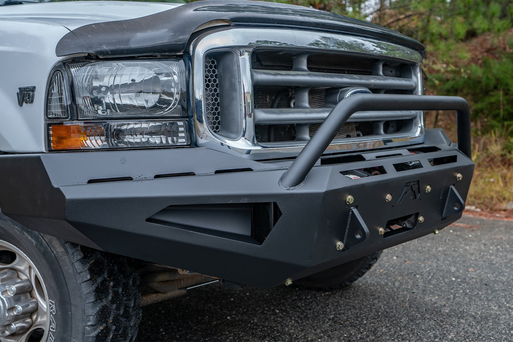 Fab Fours FS99-RS1662-1 Red Steel Front Bumper; w/Pre-Runner Guard; - Truck Part Superstore