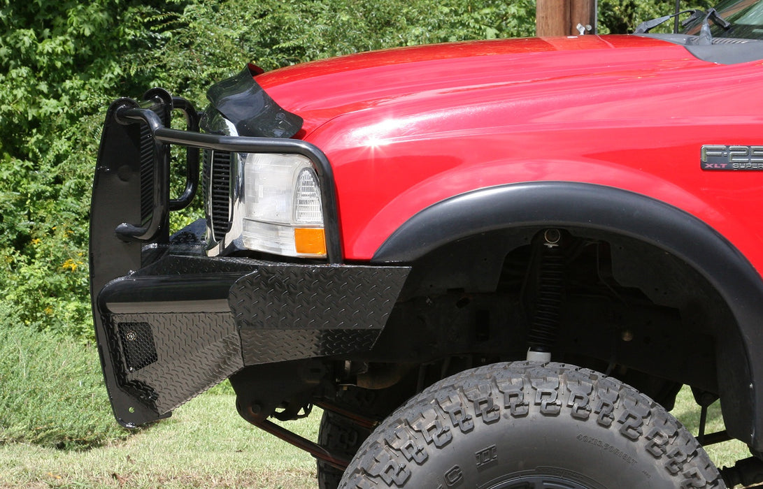 Fab Fours FS99-S1660-1 Black Steel Front Ranch Bumper - Truck Part Superstore