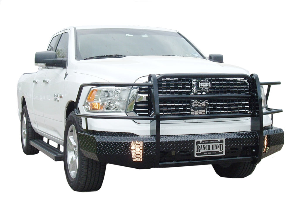Ranch Hand FSD13HBL1 Summit Series Front Bumper; Retains Factory Tow Hook And Fog Lights; - Truck Part Superstore